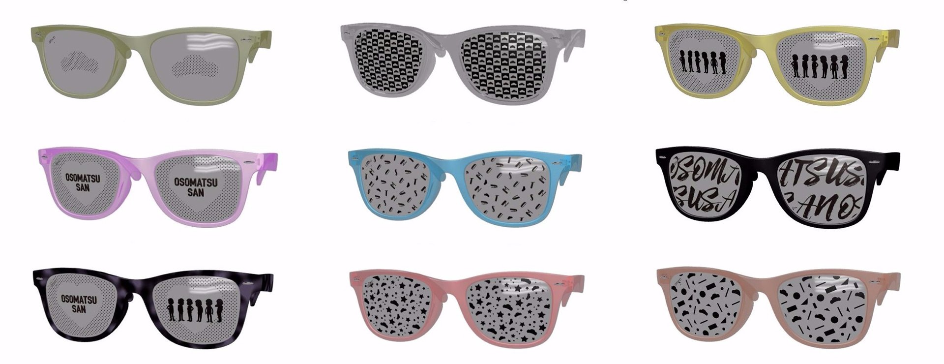 『おそ松さん』サングラス 共通柄