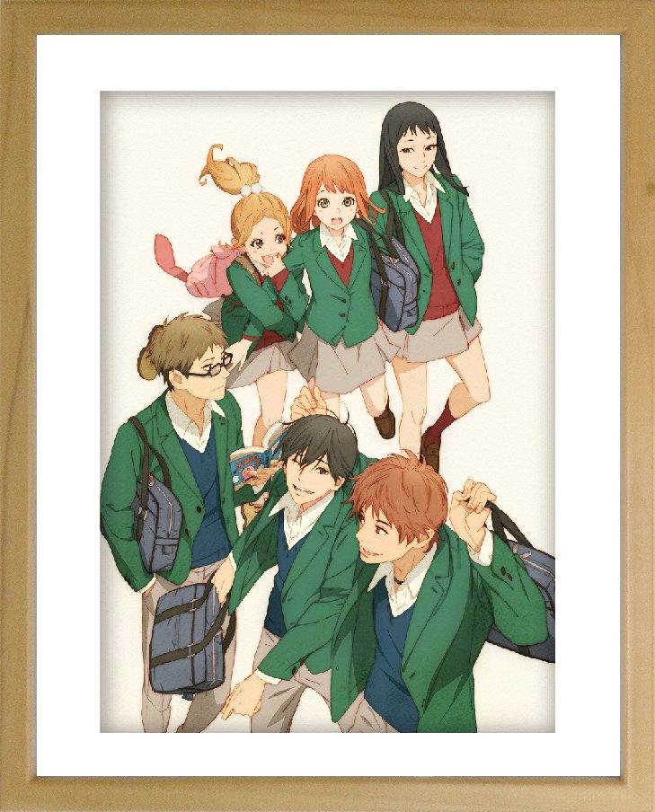 アニメキャラクターデザイン・結城信輝さんによる複製原画イメージ例