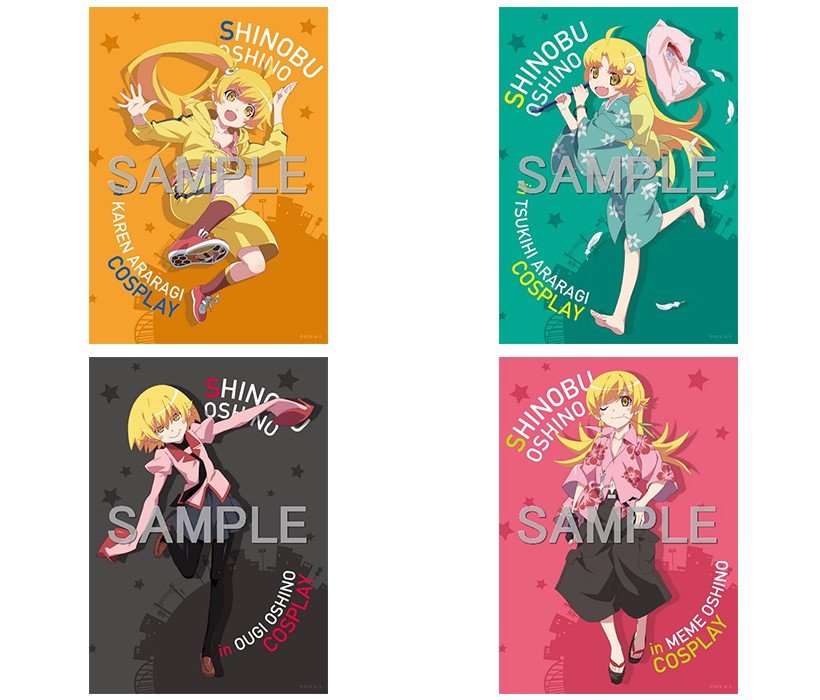 【C90】夏コミ企業ブース【No.2232】講談社きゃらぐま 〈物語〉シリーズ 忍野忍 タペストリー 全4種