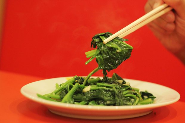 青菜炒め