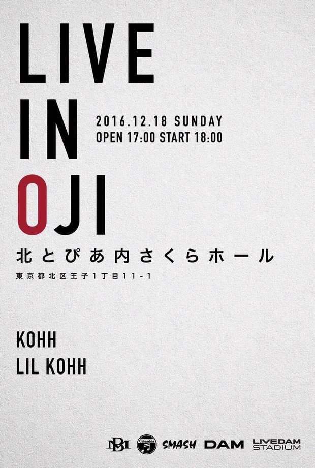 KOHH「LIVE IN OJI」
