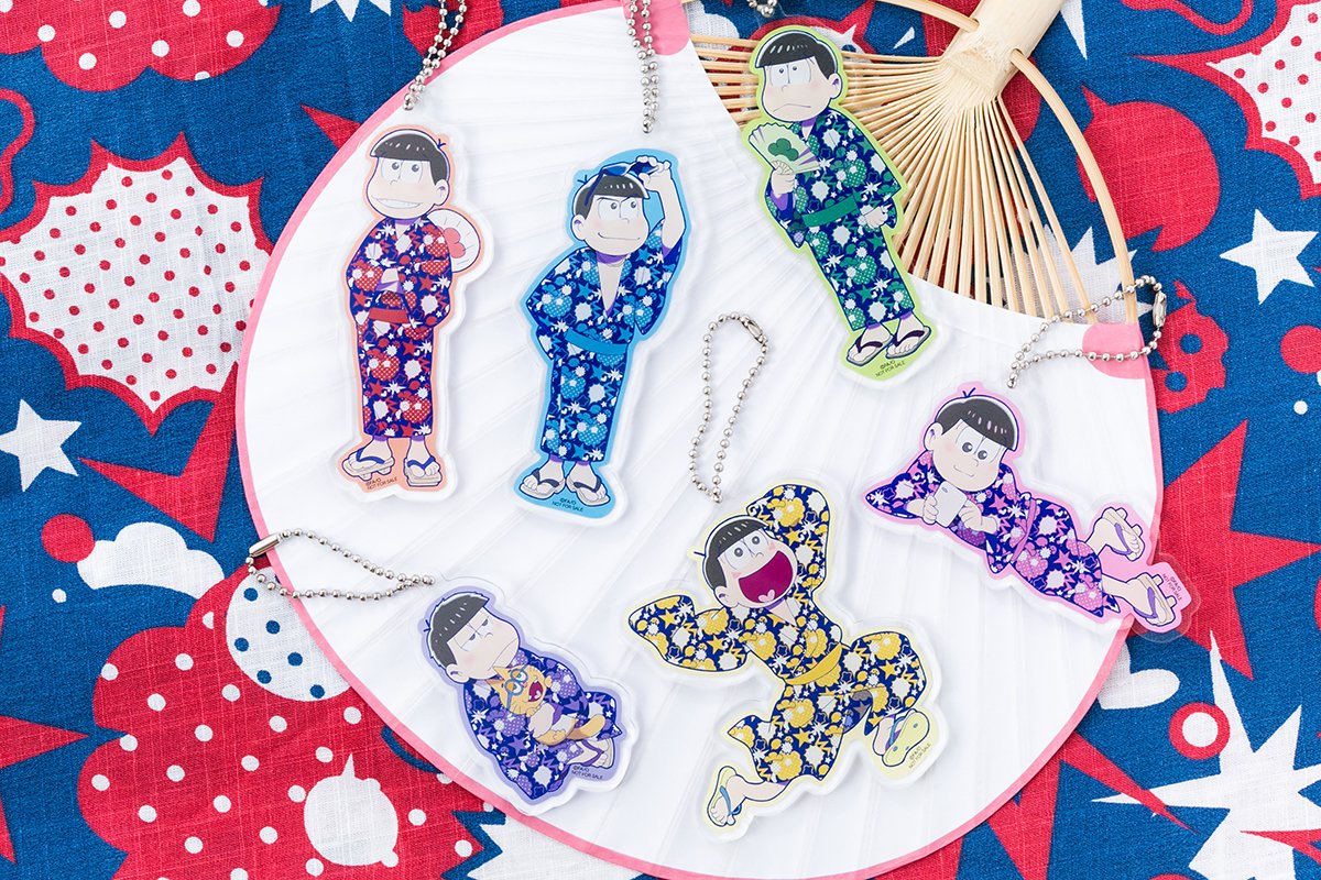 『おそ松さん』×「VICE FAIRY」コラボ浴衣 描き下ろしアクリルキーホルダー