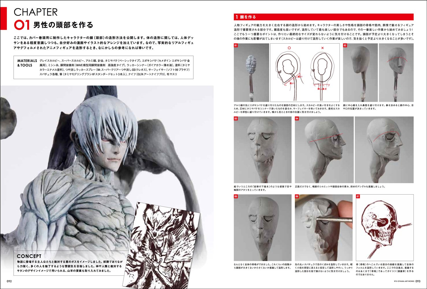 『大山竜作品集＆造形テクニック』5