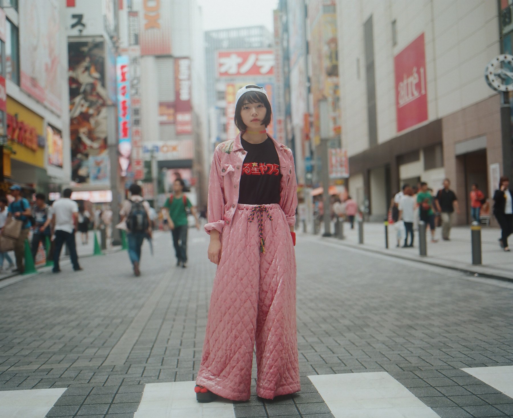 うる星やつら×グリッチ刺繍（ロゴ白、ロゴ黒）