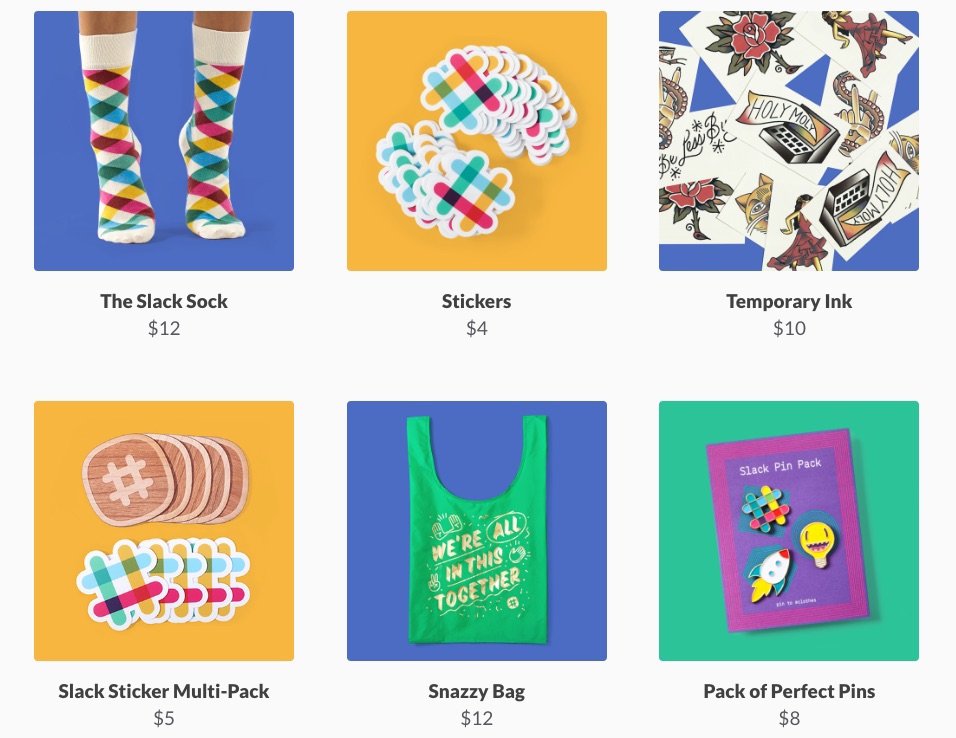 The Slack Shopスクリーンショット