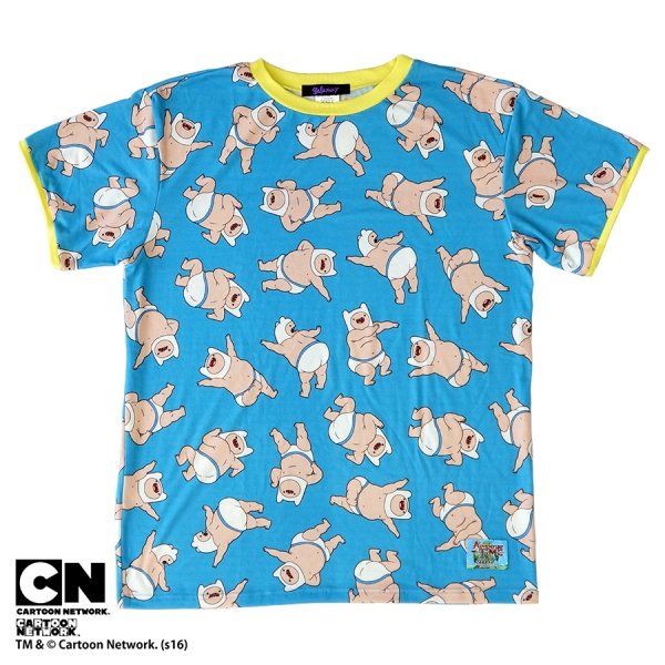 むきむきパンチ♪ ベビーフィン柄のド派手Ｔシャツ!!／画像はgalaxxxy rocks!より