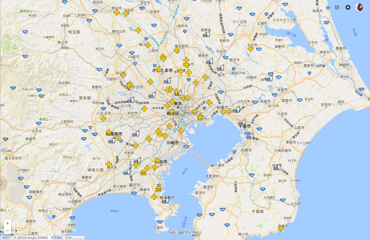 「ドムドムハンバーガーマップ」1