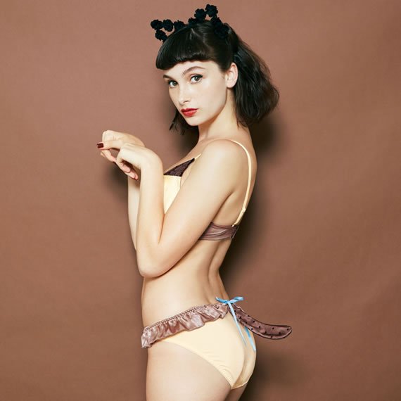 「ときめきいっぱい なりきりにゃんこ 猫好きガールの愛され胸 ブラ&ショーツの会」4
