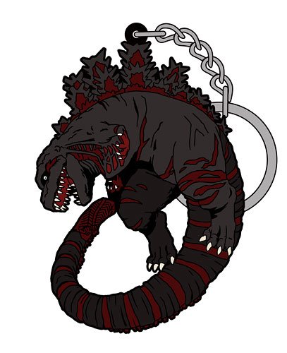 シン・ゴジラ第四形態つままれキーホルダー