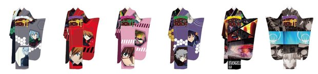 「EVANGELION × Full Graphic Kimono」