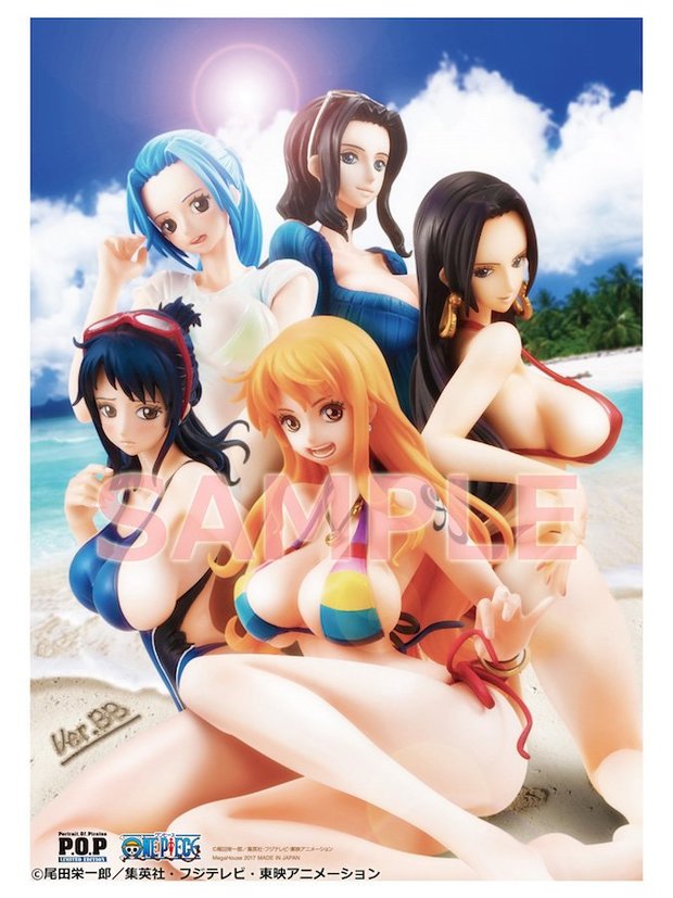 Portrait.Of.Pirates ワンピース“LIMITED EDITION”」女性キャラクター集合例