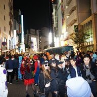 10月29日の渋谷ハロウィンの様子</
