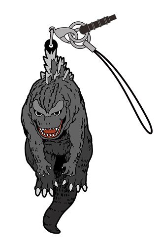 初代ゴジラつままれストラップ