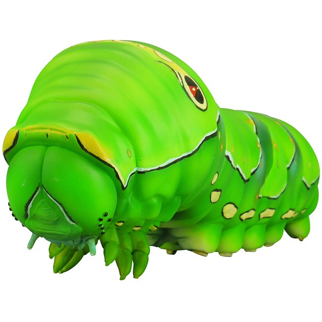 ソフビトイボックス007　イモムシ（ナミアゲハ 5令幼虫）／画像はユニオンクリエイティブWebサイトより 2