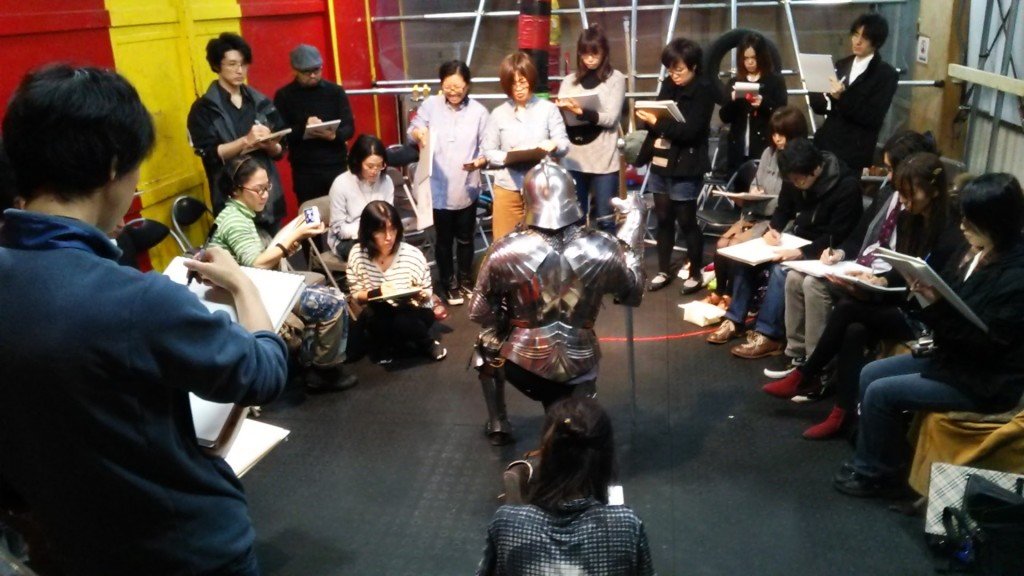 過去のデッサン会の様子