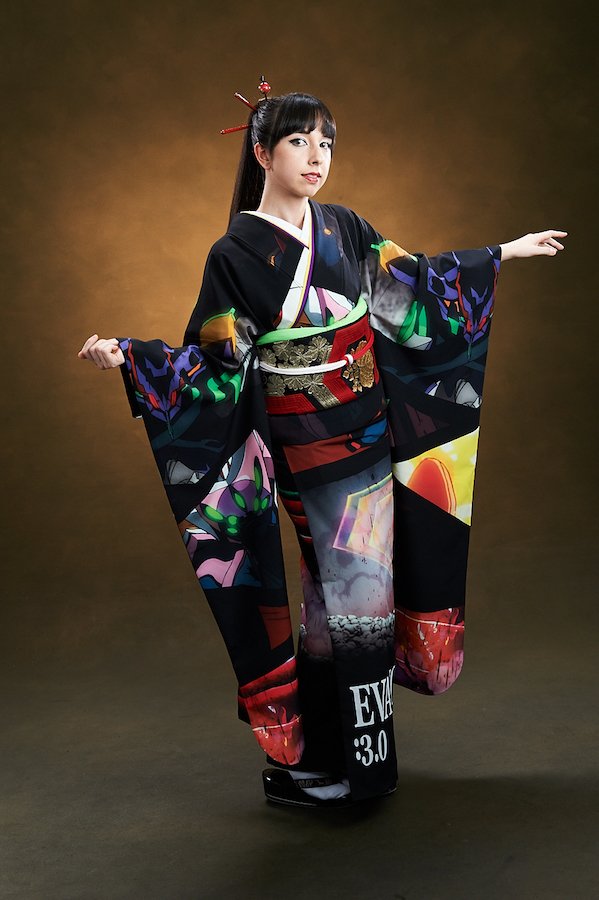 「EVANGELION × Full Graphic Kimono」 2