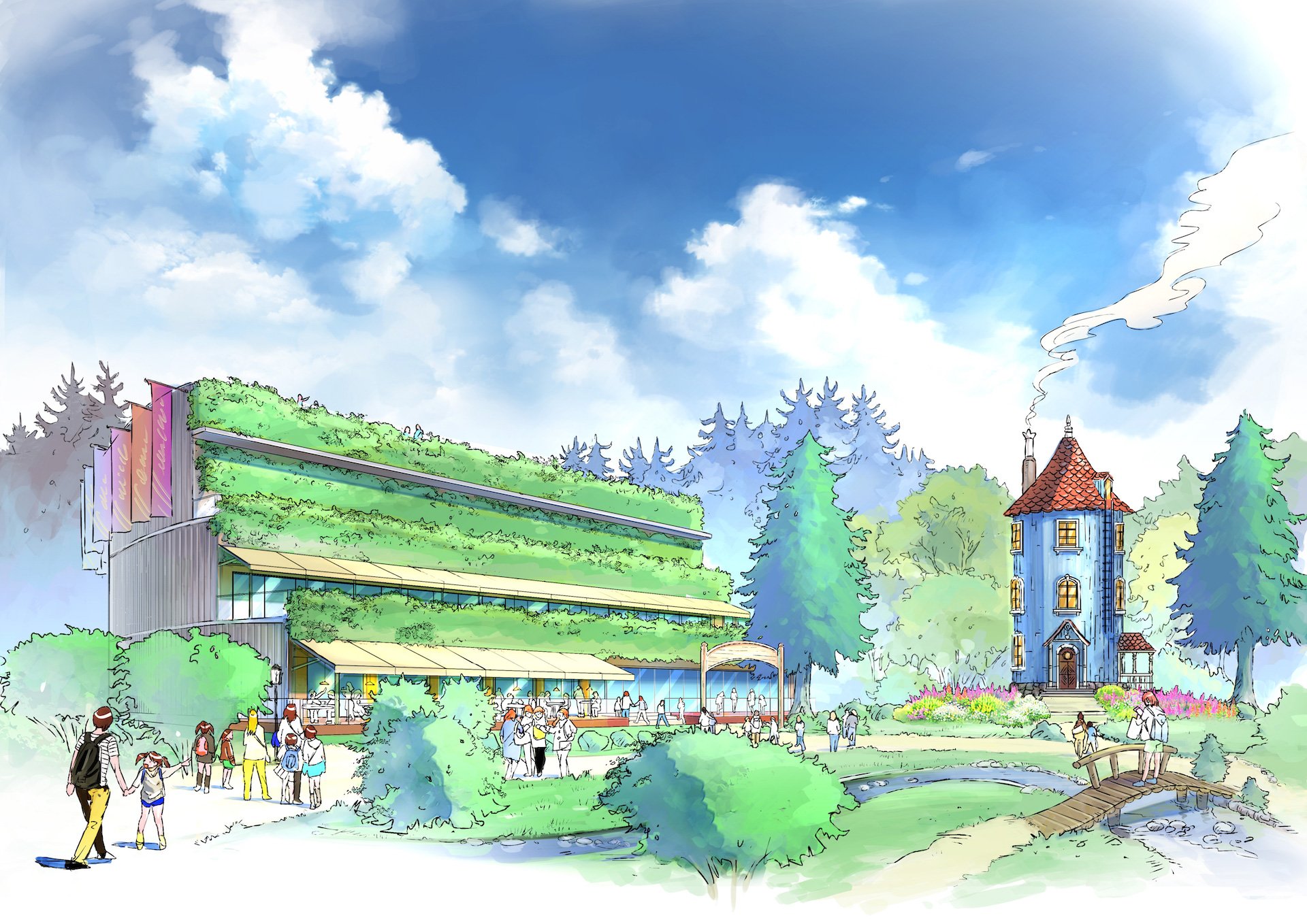 ムーミン屋敷のイメージ