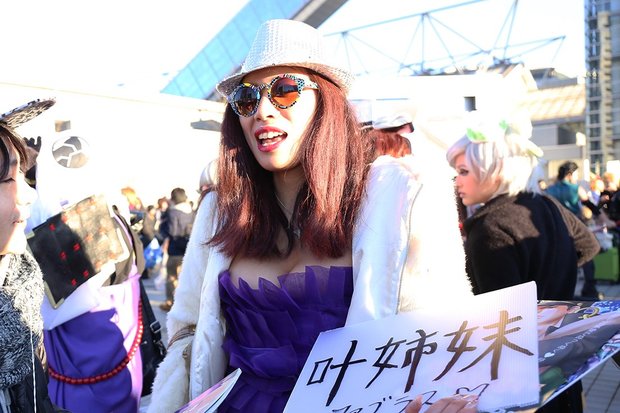 叶美香のコスプレをしたコスプレイヤーさんでした!