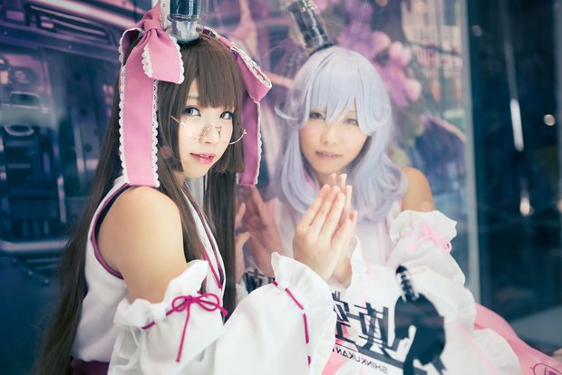 コミケC91コスプレ_えなこ 『真空管ドールズ』高槻姫/くろねこ 『真空管ドールズ』エモ5