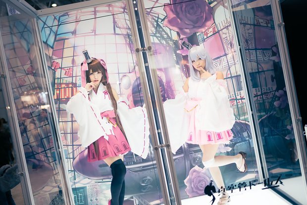 コミケC91コスプレ_えなこ 『真空管ドールズ』高槻姫/くろねこ 『真空管ドールズ』エモ1