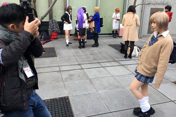 KAI-YOU.netでもコスプレ撮影中