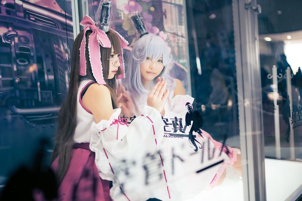 コミケC91コスプレ_えなこ 『真空管ドールズ』高槻姫/くろねこ 『真空管ドールズ』エモ6