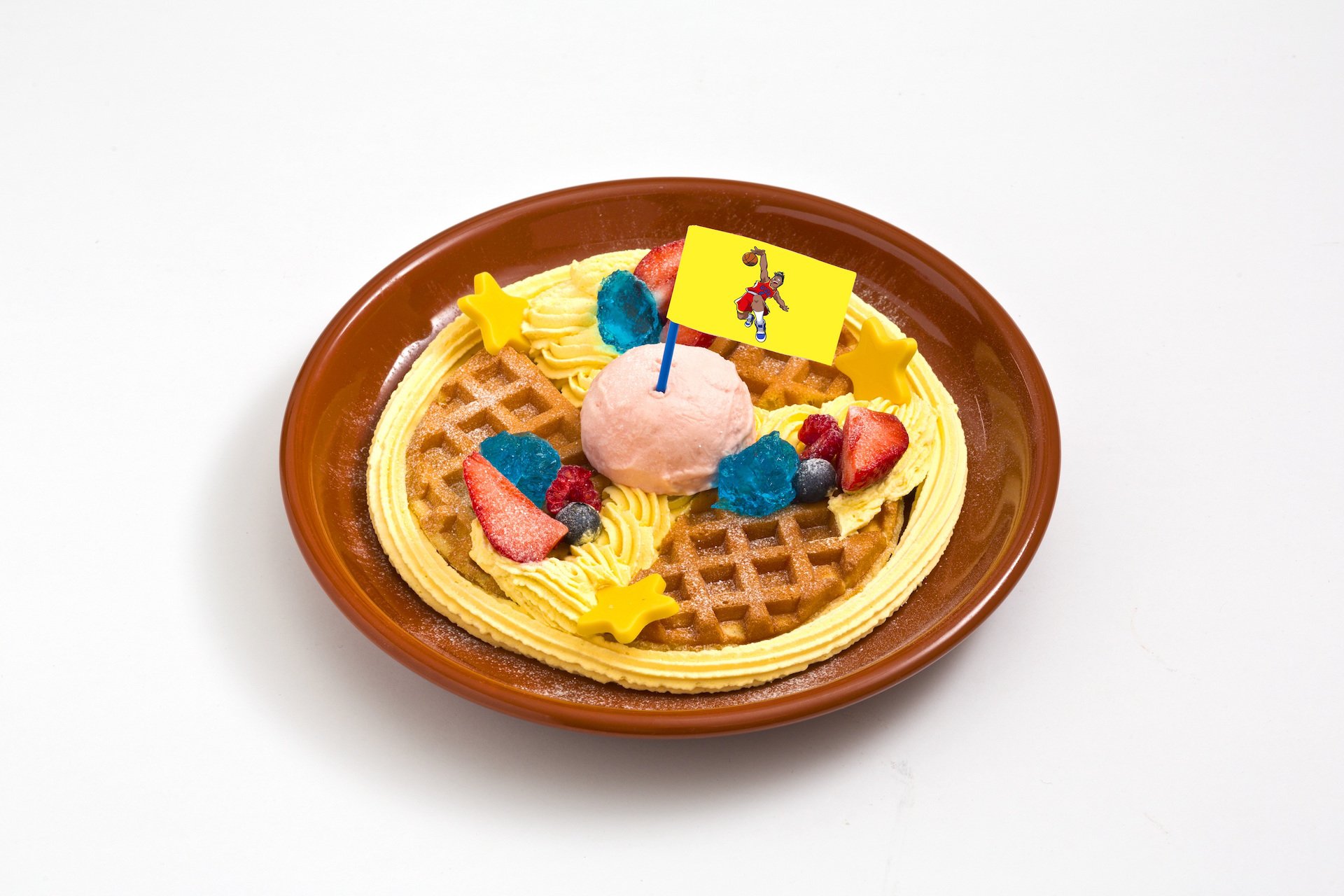 トライピオワッフル　～エディ添え～