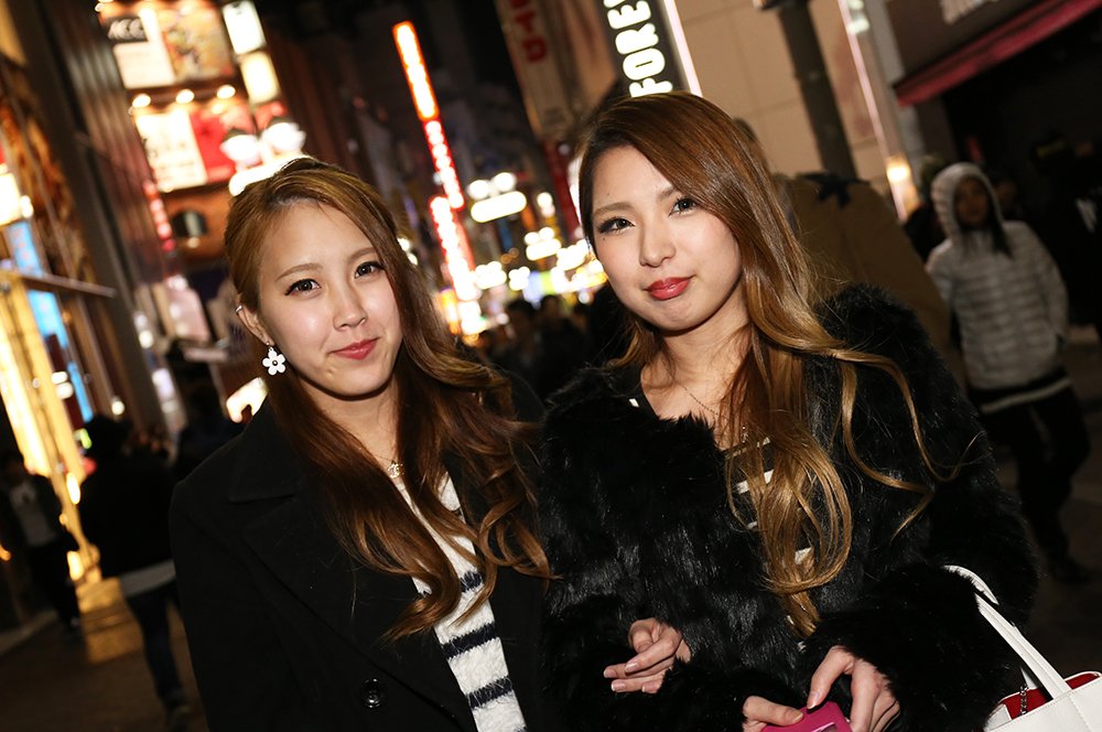 2017年カウントダウン渋谷の美女画像