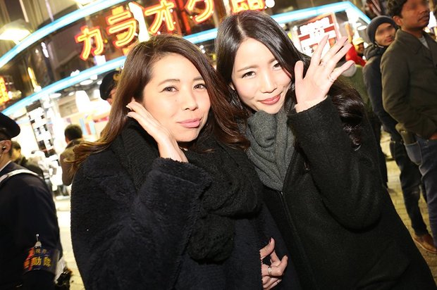 2017年カウントダウン渋谷の美女画像