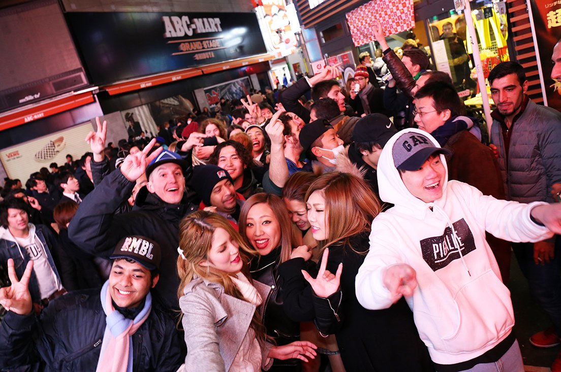 渋谷の2017年カウントダウン画像4