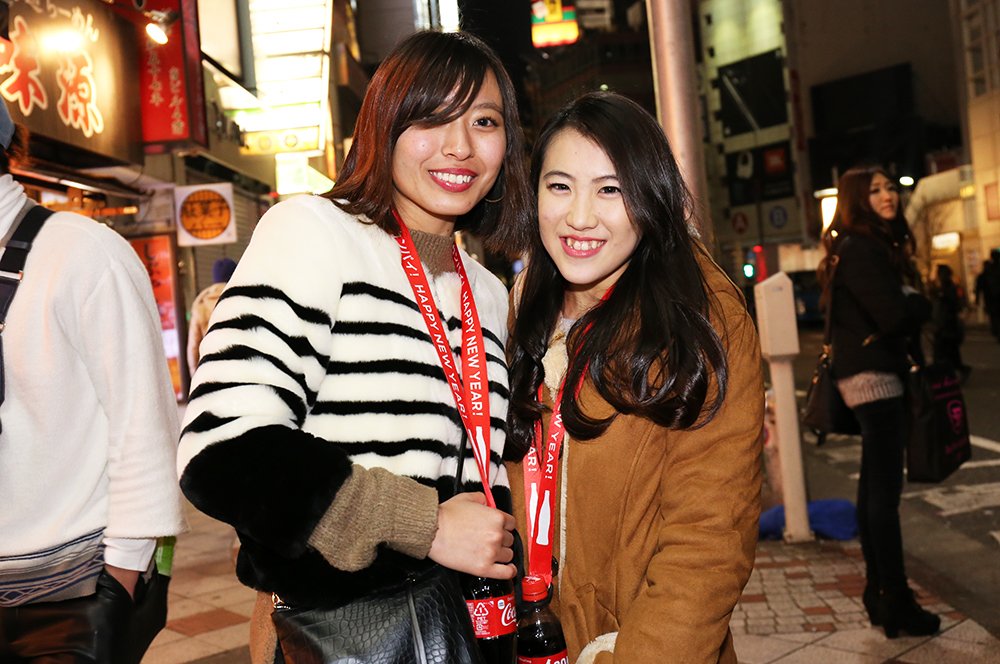2017年カウントダウン渋谷の美女画像