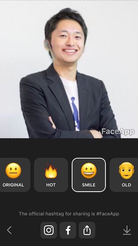 「FaceApp」 3