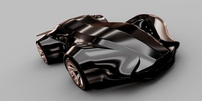 Autodesk × Formlabスペシャルデザインボディパーツセット 黒フィラメント