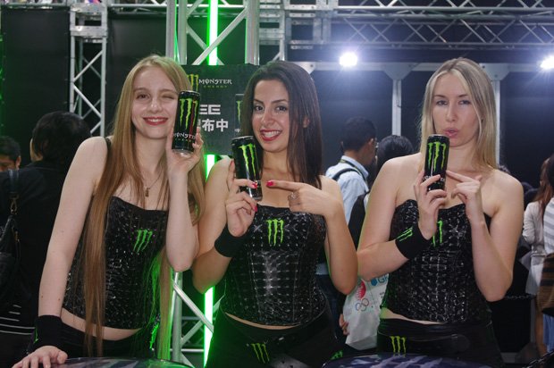 「東京ゲームショウ2013」ブースのコンパニオンさん