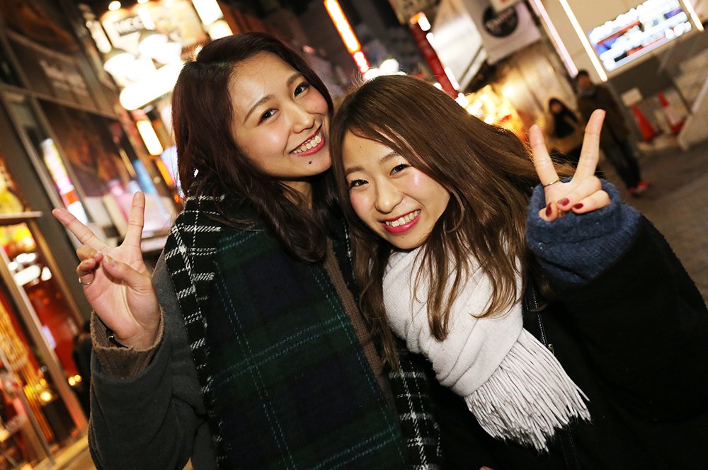 2017年カウントダウン渋谷の美女画像
