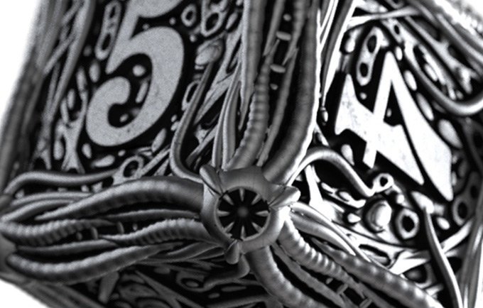 Call of Cthulhu Metal Dice Set