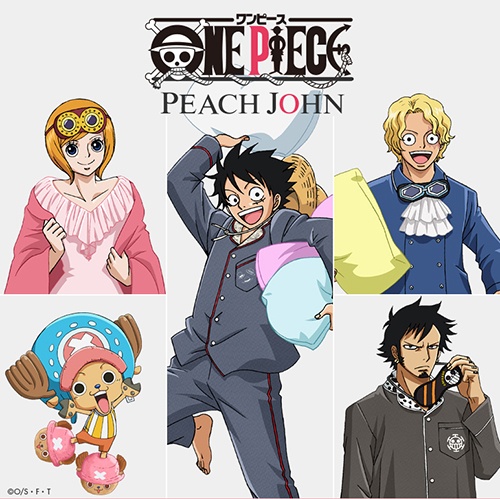 ONE PIECE×PEACH JOHNコラボの第二弾を発表！ ルフィやローに