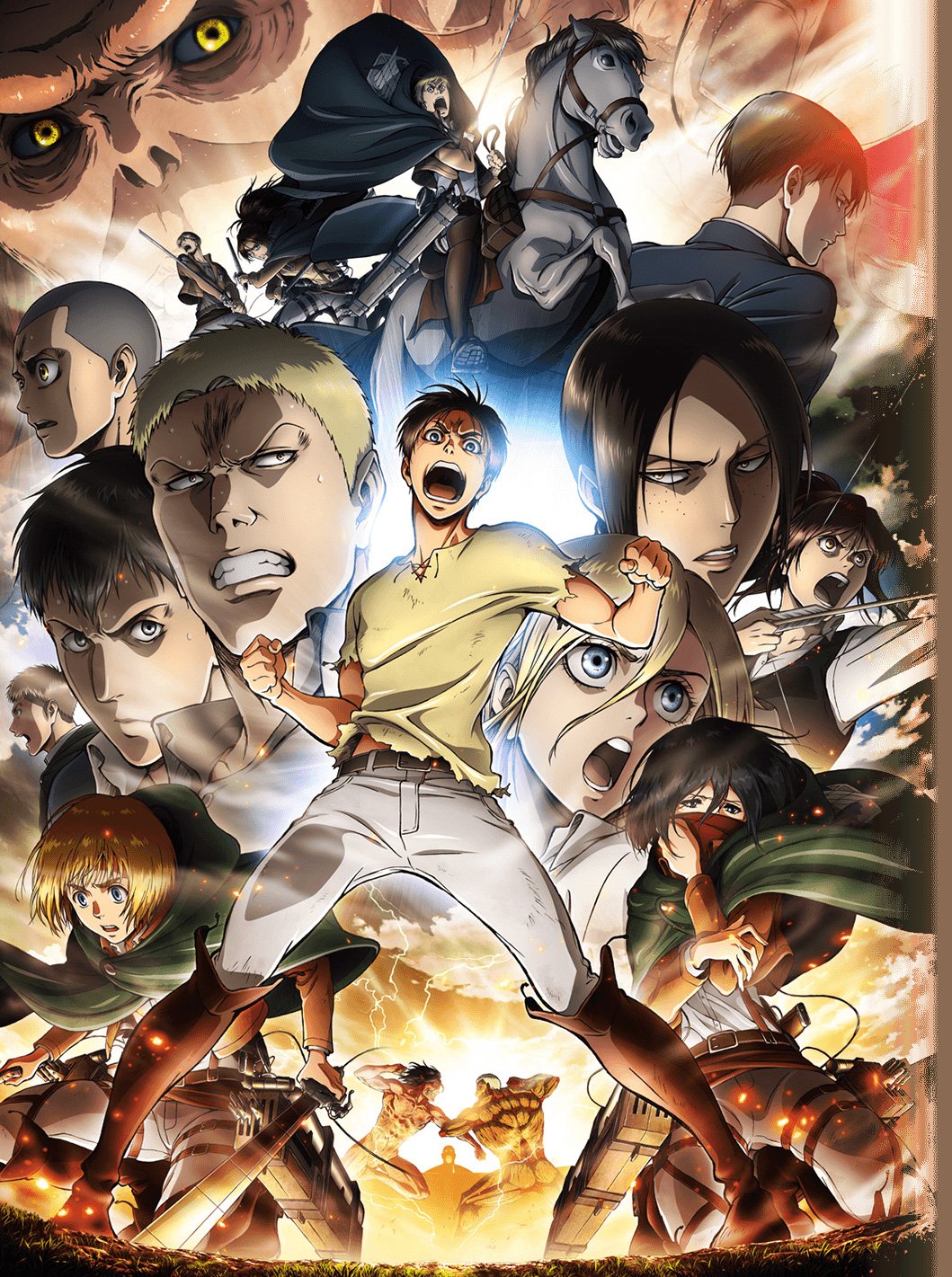 『進撃の巨人 Season2』キービジュアル／画像は公式サイトより
