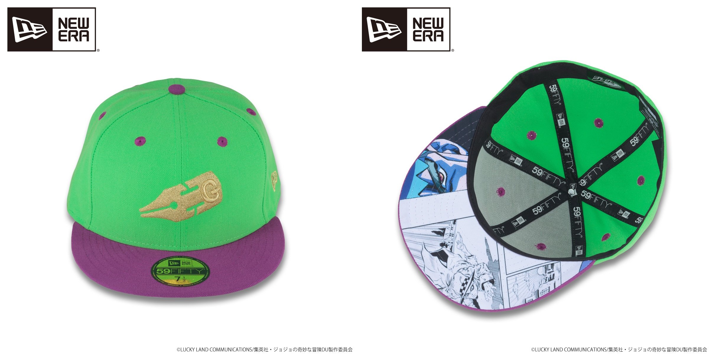 ジョジョの奇妙な冒険 NEW ERA(R) キャップ 岸辺露伴モデル