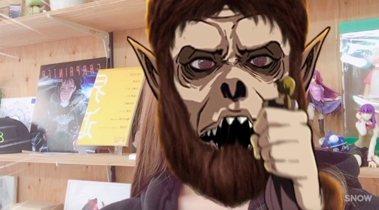 獣の巨人になったかよちゃん