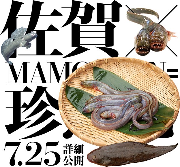 佐賀県にまた異変……グロテスクな珍魚が並ぶティザーサイト公開