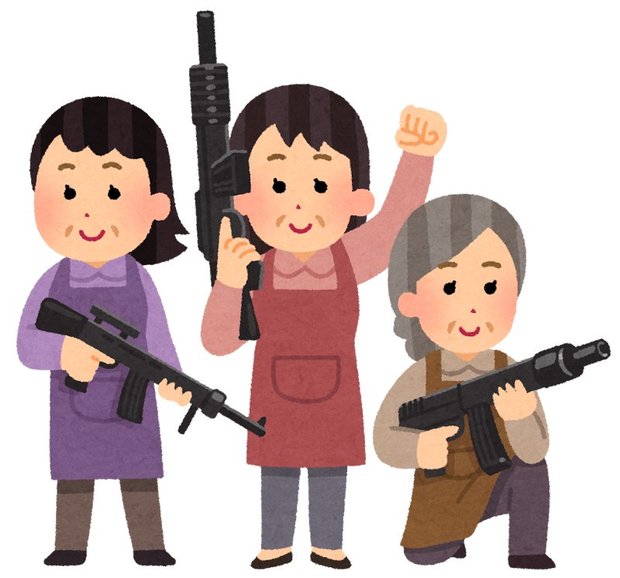 猿と戦う主婦