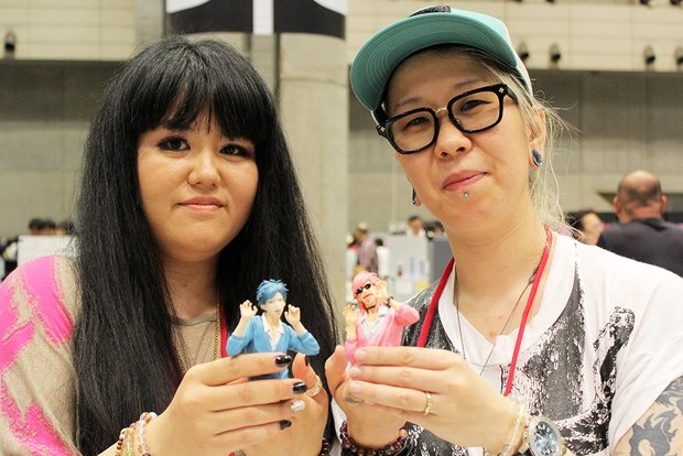 左が造形担当のMINさん、右が企画担当のZEROさん