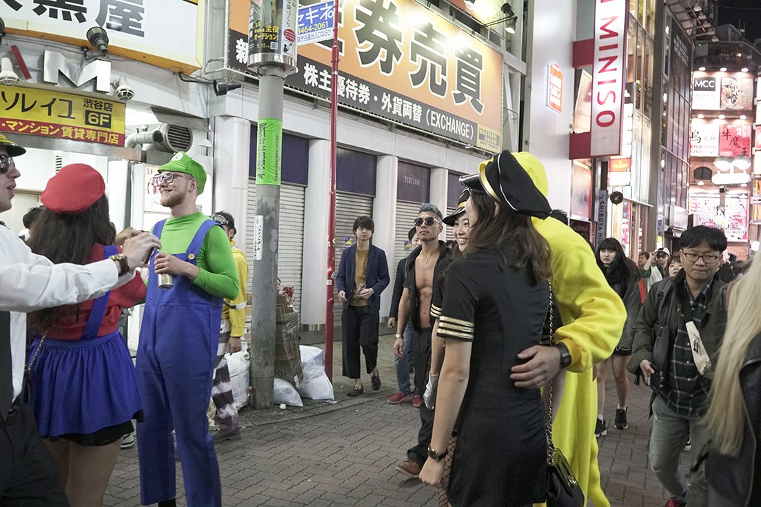 2017年、渋谷のハロウィン開幕