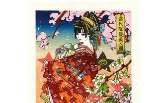 上坂すみれが浮世絵版画に　職人や人間国宝が総力を結集した美人画