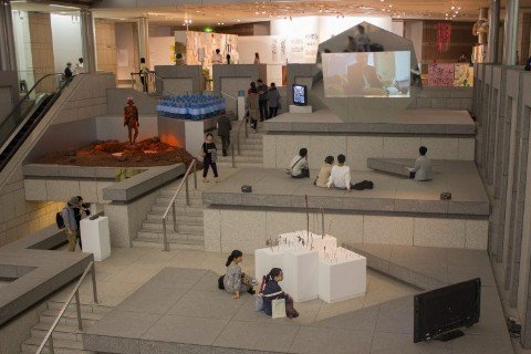 和田昌宏 2014年 横浜トリエンナーレでの展示風景