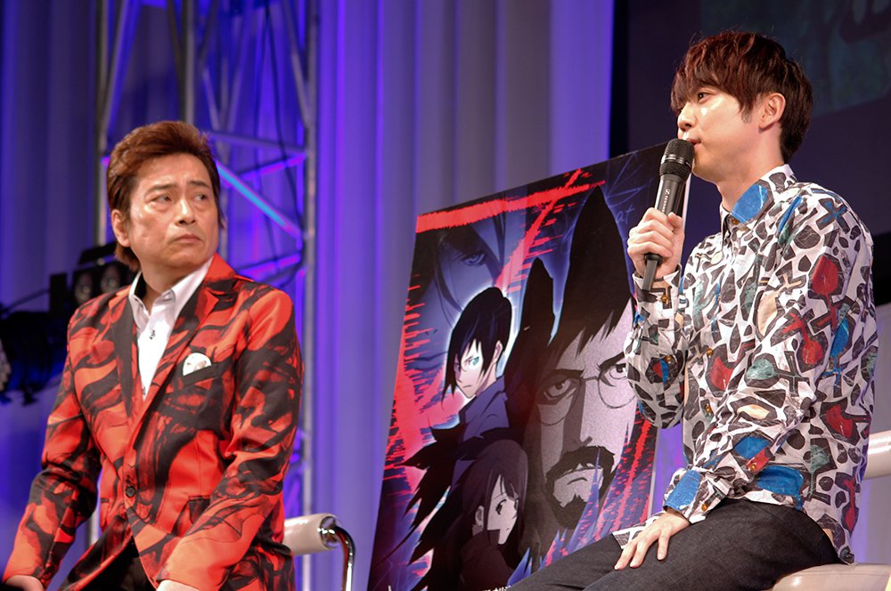 （左）平田広明さん（右）梶裕貴さん