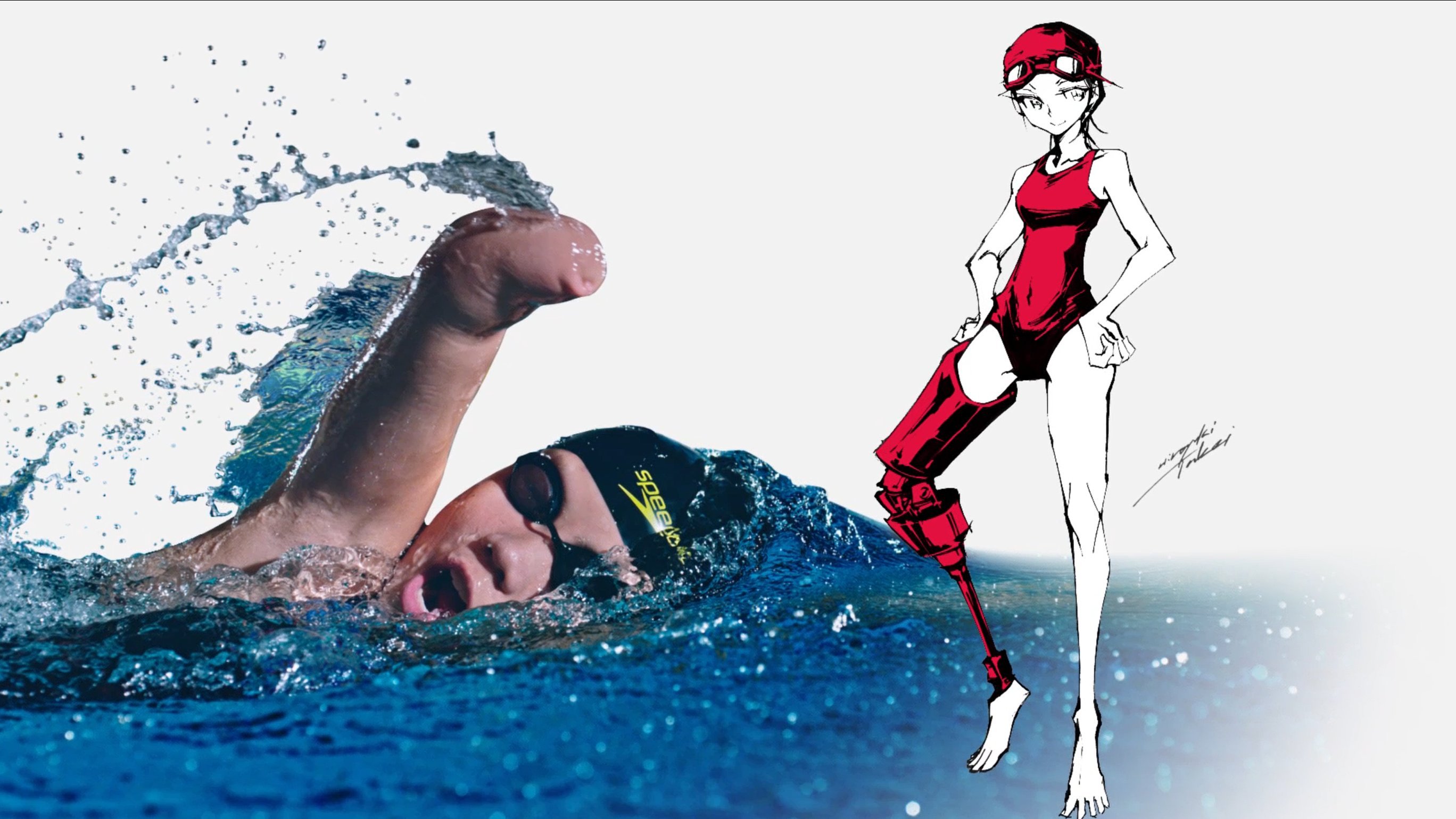 FYHアスリート×マンガ（パラ水泳）