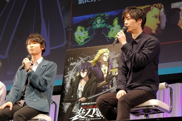 (左)上村祐翔さん(右)梅原裕一郎さん