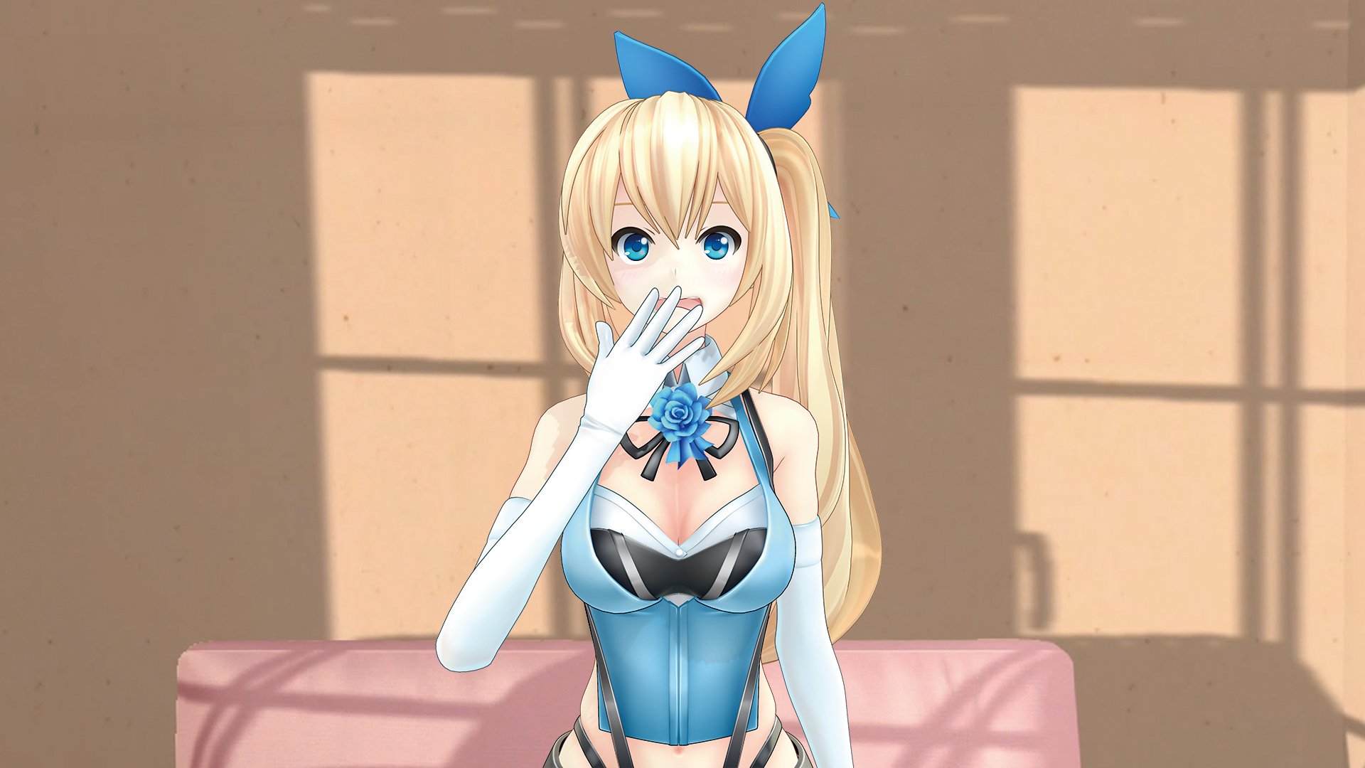 驚くアカリちゃん